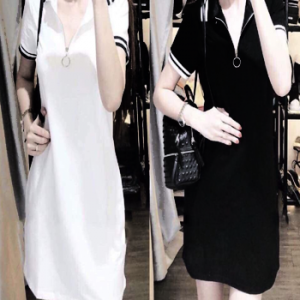 Đầm suông cổ trụ 315990132