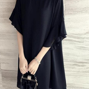 Đầm suông tay loe 365354799
