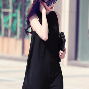 Đầm voan suông 393308413