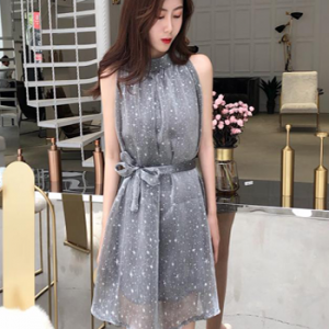 Váy xòe chữ A sát nách 307951676