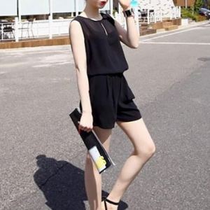 Jumpsuit Cổ Phối Lưới LZ104331063