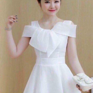 Đầm Dự Tiệc Xì Teen Phối Nơ Cổ LZ276755982