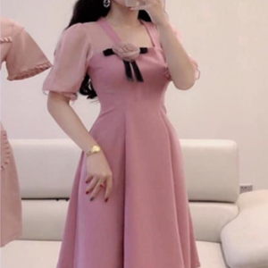 Đầm Tay Voan Kết Bông Ngực LZ631480868